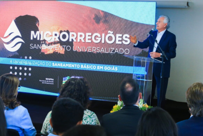 Goiás cria Microrregiões de Saneamento Básico para universalização do serviço