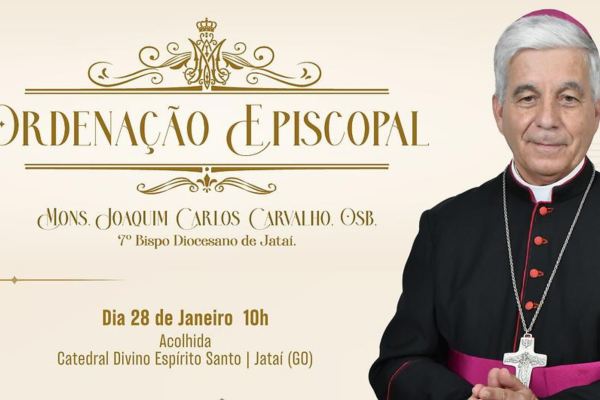 Missa de ordenação episcopal de Dom Joaquim Carlos acontece neste sábado (27) com a presença de autoridades políticas