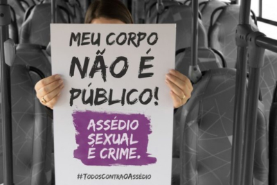 Projeto quer tornar obrigatório a fixação de cartazes com a mensagem &#039;&#039;Importunação sexual é crime